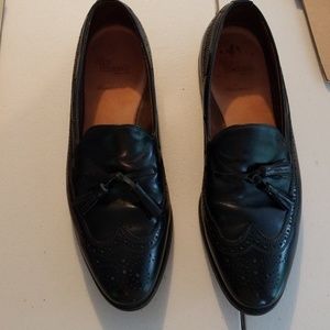 Allen Edmonds black tassel loafers Manchester
